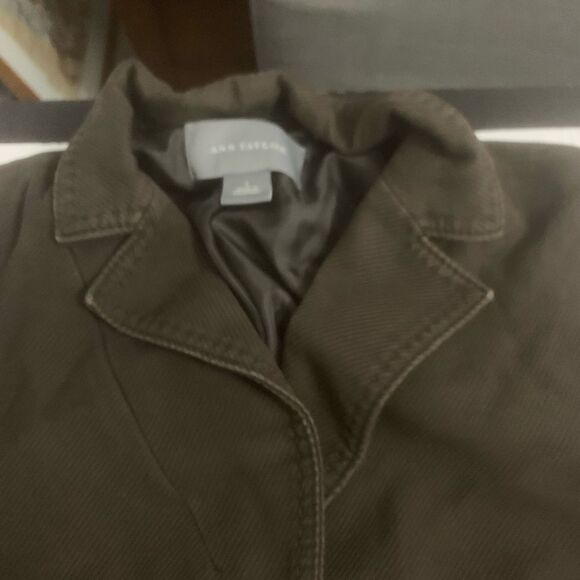 Anne Taylor Denim Trench Coat - Picture 6 of 8